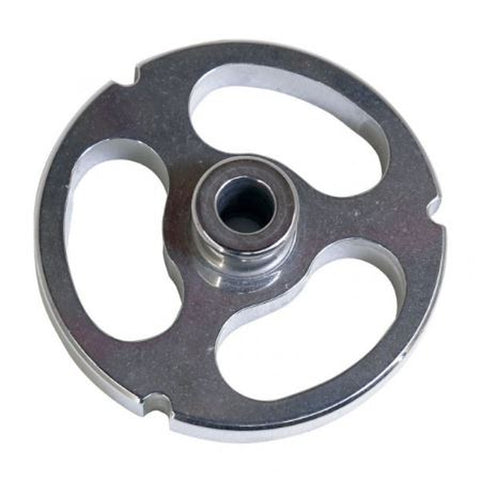 Alfa International 12 KIDNEY - #12 Hub Kidney Meat Grinder Plate with 3 Holes