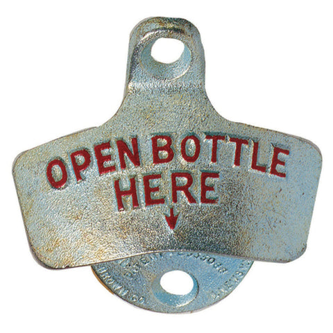 Spill-Stop 13-300 Starr X Cast Old Fashioned Wall-Mounted Bottle Opener