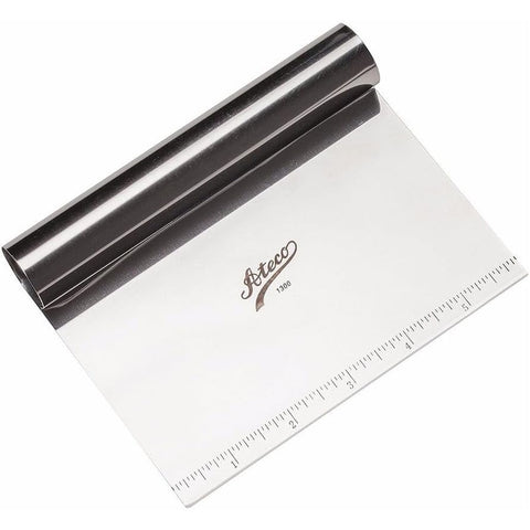 Ateco 1300 Stainless Steel Bench Scraper with Rolled Handle