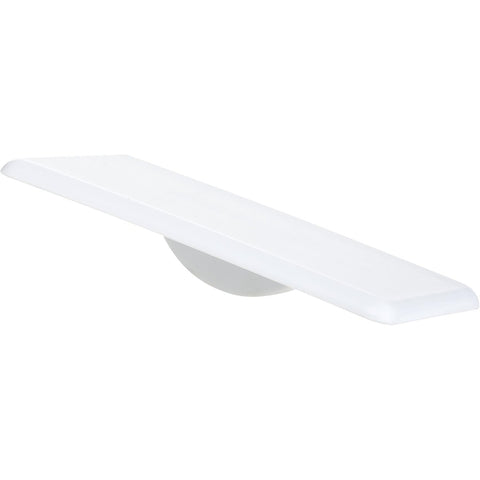 Ateco 1302 Rectangular Fondant Smoother with Handle - Food-Safe White Plastic