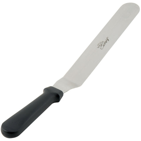 Ateco 1309 9 3/4" Tapered Offset Icing Spatula with Plastic Handle