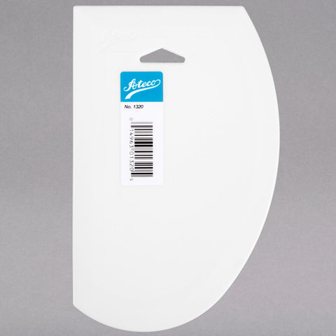 Ateco 1320 Large Plastic Bowl Scraper and Icing Smoother, 7-1/2" x 4-3/4"