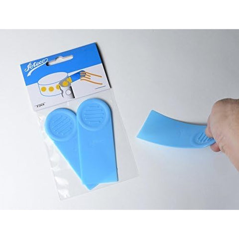 Ateco 1325 Blue 2-Piece Small Baking and Icing Spreader Spatula Set
