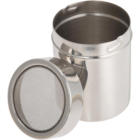 Ateco 1347 Stainless Steel 4 oz. Fine Mesh Powdered Sugar Shaker