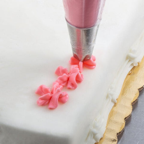 Ateco 135 Drop Flower Piping Tip with Bar - 0.48" Opening