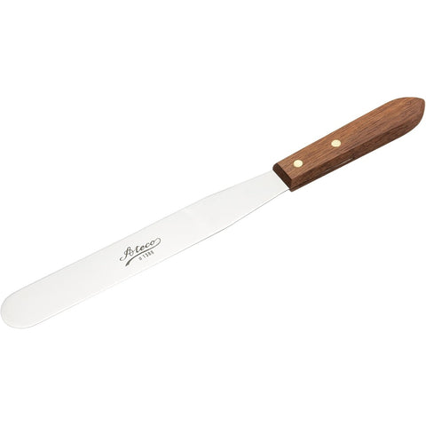 Ateco 1388 8-Inch Straight Blade Icing Spatula with Wood Handle