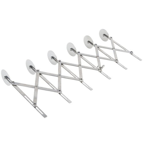 Ateco 13956 Adjustable 6-Wheel Small Stainless Steel Pastry Cutter