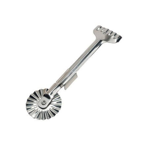 Ateco 1398 Stainless Steel Pastry Cutter with Fluted Wheel