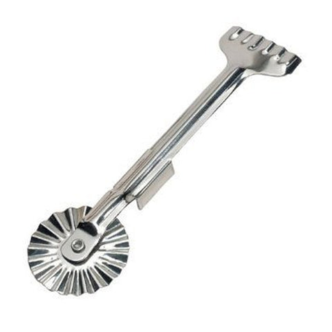 Ateco 1398 Stainless Steel Pastry Cutter with Fluted Wheel