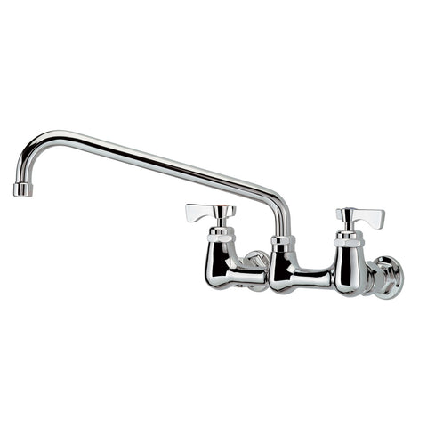 Krowne 14-812L Royal Series 8" Center Wall Mount Faucet with 12" Swing Spout