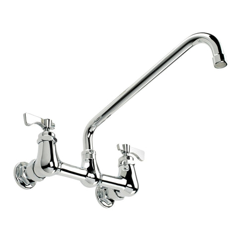 Krowne 14-812L Royal Series 8" Center Wall Mount Faucet with 12" Swing Spout
