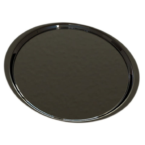 Cambro 1400ET110 Round EpicTread Non-Skid Serving Tray, Black, 15" Diameter