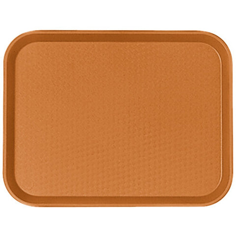 Cambro 1418FF166 14" x 18" Orange Fast Food Tray