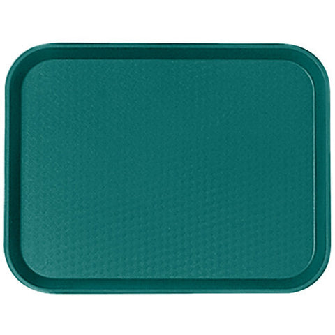 Cambro 1418FF414 14" x 18" Teal Fast Food Tray
