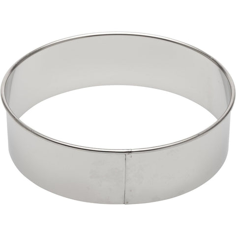 Ateco 14406 6-Inch Plain Round Stainless Steel Pastry Cutter