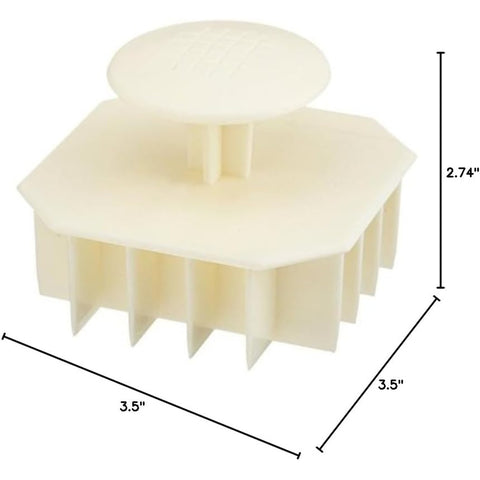 Ateco 1475 Waffle Design Stamp for Mexican Sweet Bread (Concha)