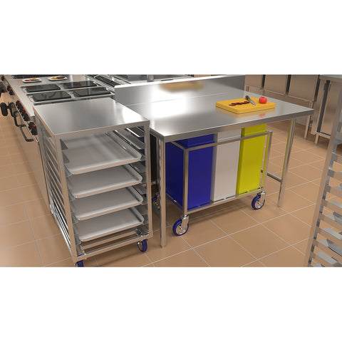 Winholt 148COV Ingredient Bin Cover, Aluminum - Lid for 148PIB Triple Ingredient Bin