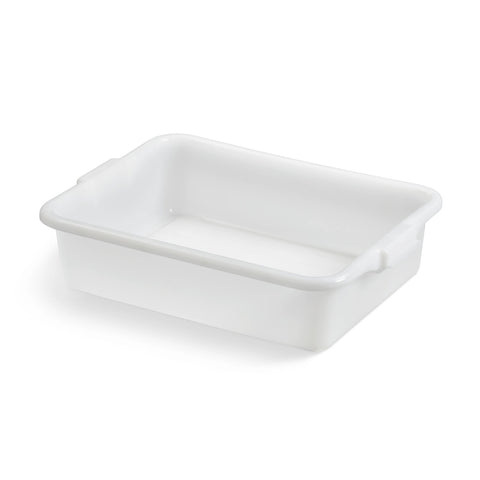 Vollrath 1521B-05 Traex 5-Inch Deep Standard White High-Density Polyethylene Bus Box