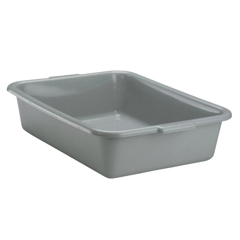 Vollrath 1521B-31 Traex 5-Inch Deep Gray High-Density Polyethylene Bus Tub