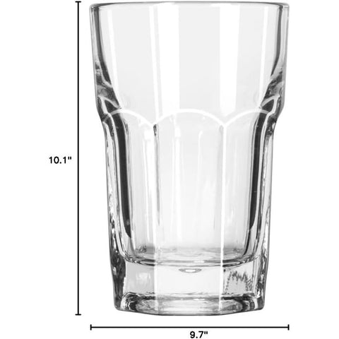 Libbey 15236 Gibraltar DuraTuff 9 oz Hi-Ball Glass