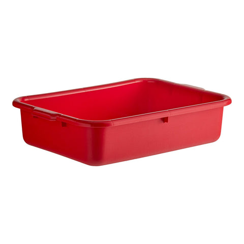 Tablecraft Products 1529R Red Polyethylene Bus Tub / Bus Box
