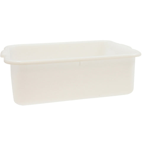 Tablecraft Products 1537N White High-Density Polyethylene Food Storage Box / Bus Tub