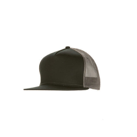 Chef Works 1541124BK5SM Skater Hat - Black/Charcoal Gray, S/M