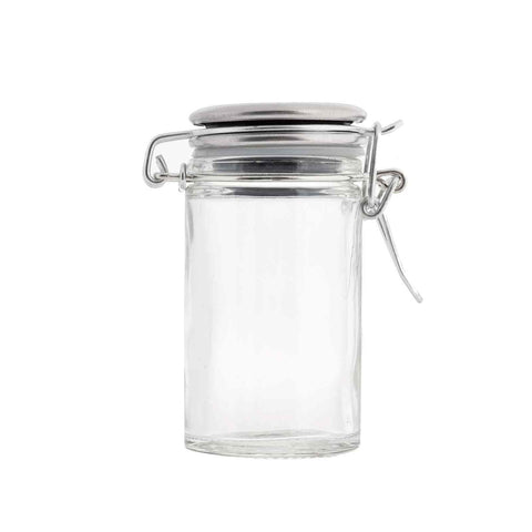 TableCraft Products 154S&P-2 Square Glass Salt and Pepper Shaker with Stainless Steel Top