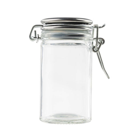 TableCraft Products 154S&P-2 Square Glass Salt and Pepper Shaker with Stainless Steel Top