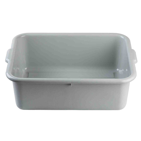 Tablecraft Products 1557G Heavy Duty Polyethylene Bus Tub, Gray, 21 x 17 x 7 in