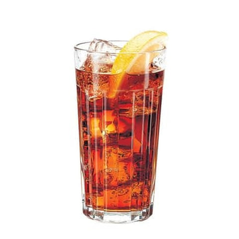 Libbey 15642 16 oz. Paneled Cooler Tumbler Glass