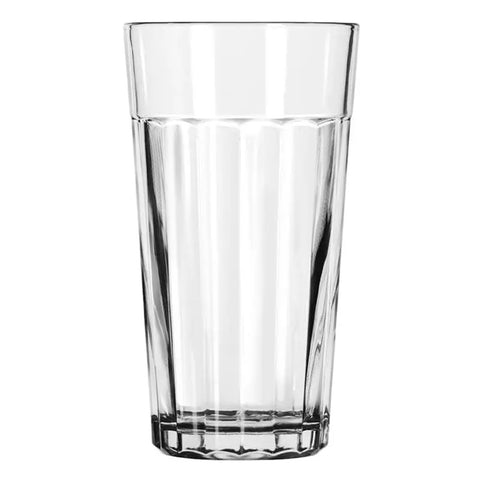 Libbey 15642 16 oz. Paneled Cooler Tumbler Glass