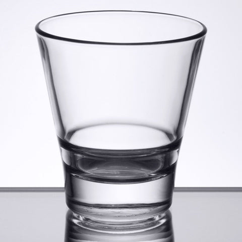 Libbey Glass 15710 Endeavor 9 oz. Stackable Rocks / Old Fashioned Glass