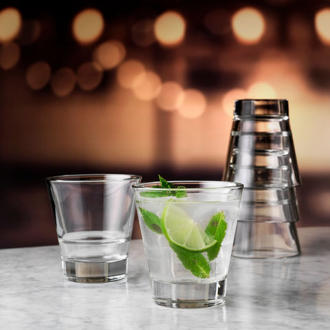 Libbey Glass 15712 Endeavor 12 oz. Stackable Double Old Fashioned Rocks Glass