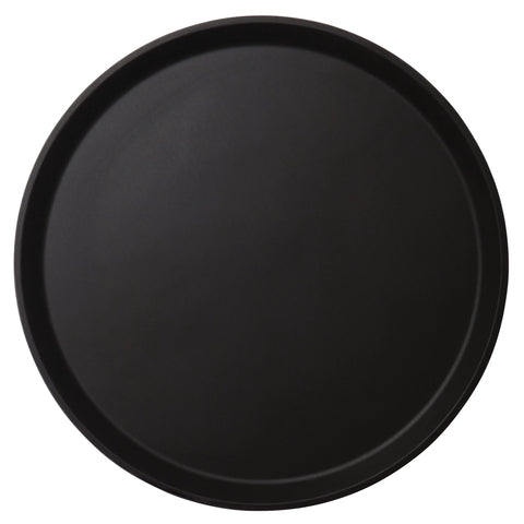 Cambro 1600CT138 Camtread 16" Round Tavern Tan Non-Skid Serving Tray