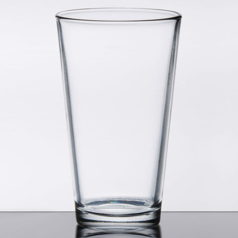 Libbey Glass 1637HT Restaurant Basics 20 oz. Rim Tempered DuraTuff Mixing Glass