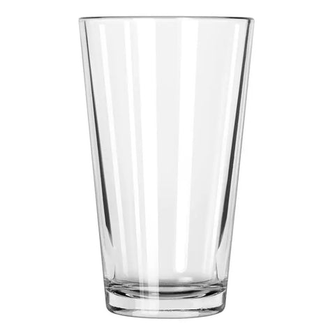 Libbey Glass 1639HT - Restaurant Basics 16 oz. Heat Treated Mixing Glass / Pint Glass