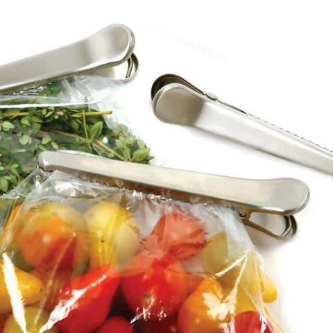 Norpro 163 Stainless Steel Ultimate Jaw Clips, Set of 3