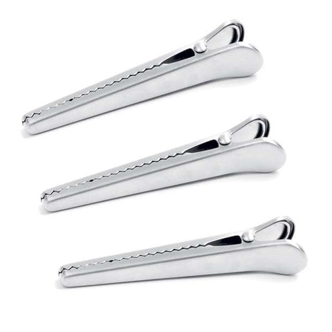 Norpro 163 Stainless Steel Ultimate Jaw Clips, Set of 3