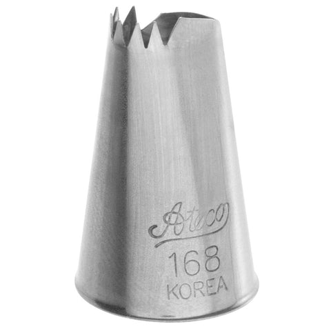 Ateco 168 Left-Handed Curved Petal Piping Tip