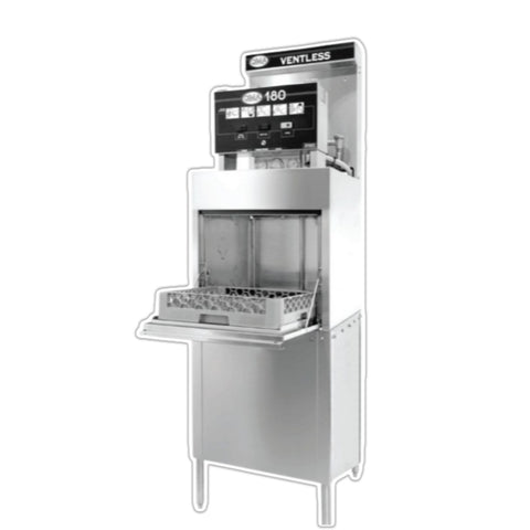 CMA Dishmachines 180-VL-FL Ventless High-Temp Door-Type Dishwasher with Built-In Booster