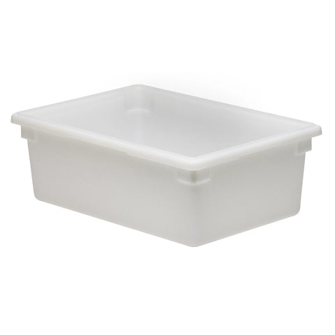 Cambro 182612P148 Full Size White Poly Food Storage Box, 26" x 18" x 12"