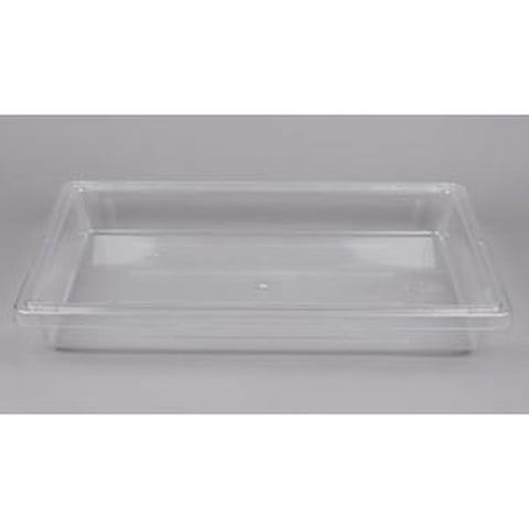 Cambro 18263CW135 Camwear 26" x 18" x 3.5" Clear Polycarbonate Food Storage Box