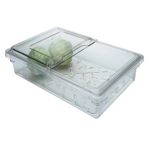 Cambro 18269CW135 Camwear Clear Polycarbonate Food Storage Box, 26 x 18 x 9 in
