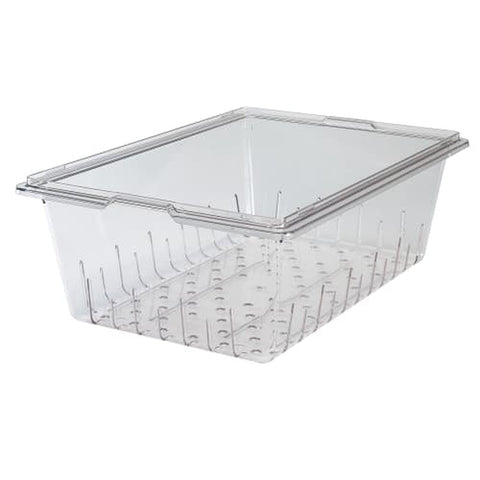 Cambro 1826CLRCW135 Camwear Full Size Food Box Colander, Clear, 18" x 26" x 5"