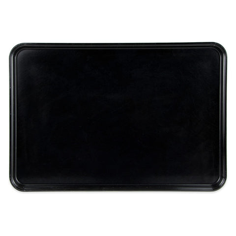 Cambro 1826MT110 Black Rectangular Fiberglass Market Display Tray