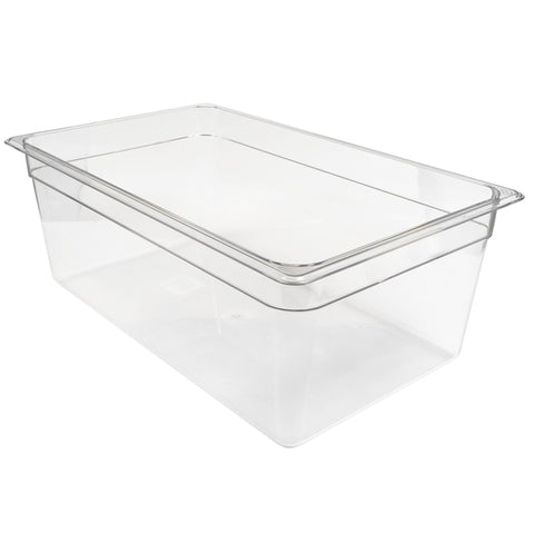 Cambro 18CW135 Camwear Full Size 8" Deep Clear Polycarbonate Food Pan