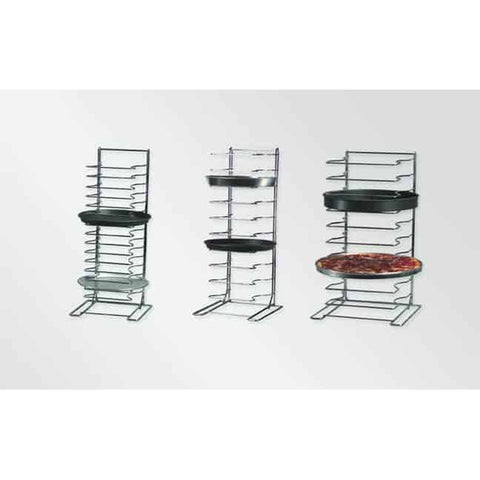 American Metalcraft 19029 15-Shelf Chrome-Plated Steel Pizza Pan Rack