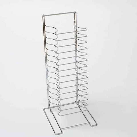 American Metalcraft 19029 15-Shelf Chrome-Plated Steel Pizza Pan Rack