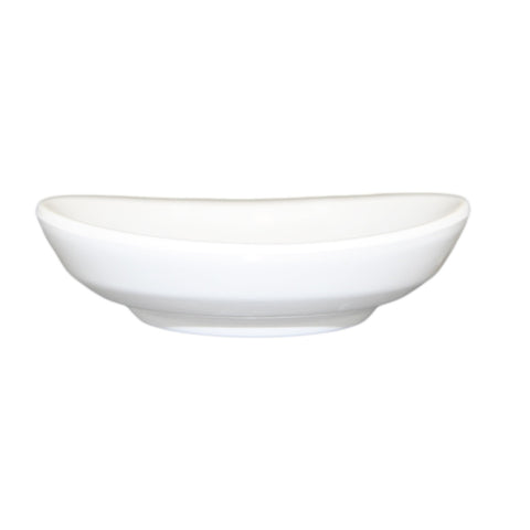Thunder Group 19035WT 2 oz. Classic White Round Melamine Saucer, 3-1/2" Dia. x 3/4" Deep